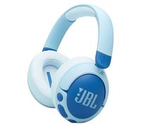 JBL Junior 470NC - Écouteurs avec micro - circum-aural - Bluetooth - sans fil, filaire - Suppresseur de bruit actif - jack 3,5mm - bleu