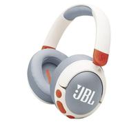 JBL Junior 470NC - Écouteurs avec micro - circum-aural - Bluetooth - sans fil, filaire - Suppresseur de bruit actif - jack 3,5mm - blanc