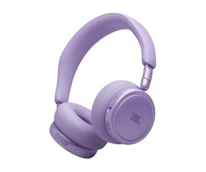 JBL Live 680NC Casque Supra-Auriculaire sans Fil à Réduction de Bruit Adaptative, Son Spatial, Commande Vocale et JBL Pure Bass, Violet
