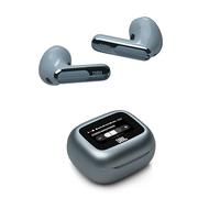 JBL Live Flex 3, Écouteurs sans fil, Bluetooth, jusqu'à 50 h d'autonomie, Réduction de Bruit Active, son haute fidélité JBL Signature, étanches à l'eau IP54, bleu