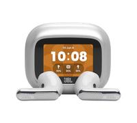 JBL Live Flex 4, Écouteurs sans Fil avec Réduction de Bruit, Argent | Bluetooth 6.0, 50 heures d’autonomie, Résistance à l’eau IP54, Smart Charging Case