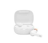 JBL LIVE PRO+ TWS - Ecouteurs bluetooth sans fil - Réduction de Bruit adaptative et technologie Smart Ambient - Etui de recharge inclus - Jusqu’à 28 hrs d’écoute combinée - Blanc