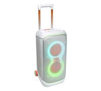 JBL Enceinte de soirée portable PartyBox Stage 320 Bluetooth à roulettes Blanc