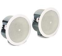 JBL Professional C24CT MicroPlus Paire de haut-parleurs de plafond 11,4 cm, blanc
