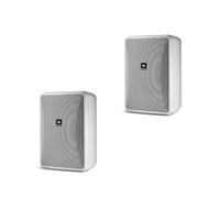 JBL Professional CONTROL 28-1-WH Haut-parleur mural intérieur extérieur large couverture sonore 8 pouces 120 W à 8Ω fond haut rendement haut-parleur de premier plan résistant aux intempéries Vendu par
