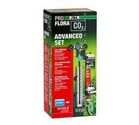 JBL PROFLORA CO2 ADVANCED SET U, Système Complet de Fertilisation au CO2 pour 40-600 l, avec Arrêt de nuit, 2 Manomètres, Bouteille jetable et de nombreux Accessoires.