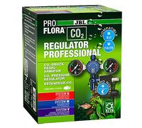 JBL PROFLORA CO2 REGULATOR PROFESSIONAL, Détendeur pour Systèmes de Fertilisation au CO2, avec 2 Manomètres, 1 Electrovanne pour Coupure Nocturne