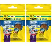 JBL PRONOVO Betta Insect Stick, Aliment pour Poissons Combattants de 3-10 cm, Bâtonnets Alimentaires pour Poissons, Taille S, 20 ML (Lot de 2)