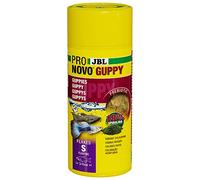 JBL Aliment pour poissons PRONOVO GUPPY FLAKES – Flocons pour guppys 3-10 cm Taille S 250 ml