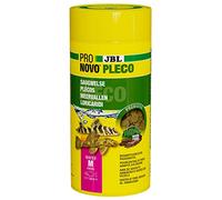 JBL PRONOVO PLECO WAFER, Comprimés Alimentaires avec part de Bois pour Locaridés Herbivores de 1-20 cm, Aliment pour Poissons, taille M, 1L
