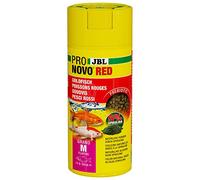 JBL PRONOVO RED GRANO, Aliment de Base pour Poissons Rouges de 8-20 cm, Granulés pour Poissons, Doseur à Clic, taille M, 250 ml