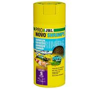 JBL PRONOVO SHRIMPS GRANO, Aliment de Base pour Poissons Crevettes de 1-20 cm, Granulés pour Poissons, Doseur à Clic, taille S, 250 ml