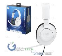 JBL QUANTUM 100 Casque Gaming Over-Ear Avec Fil + Microphone | Blanc