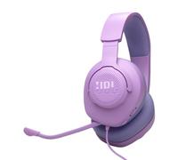 JBL Quantum 100M2 Casque gaming filaire circum-auriculaire avec microphone amovible, son JBL QuantumSOUND Signature, câble jack 3,5mm, compatible avec de nombreuses plate-formes, fonction mute, violet