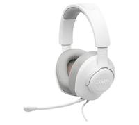 JBL Quantum 100M2 - Micro-casque - circum-aural - filaire - jack 3,5mm - blanc