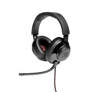 JBL Quantum 200 - Casque gaming filaire avec son Signature Quantum JBL - Micro avec réduction de bruit ambiant - Compatible avec plusieurs plateformes - Couleur : Noir