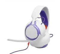 JBL Quantum 250, Casque Gaming Filaire, Son Spatial JBL Quantum, Micro à réduction de Bruit, câble 3,5 mm, pièces remplaçables, Compatible avec Apple, PC, Xbox, PlayStation, Nintendo Switch, Blanc