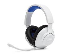 JBL Quantum 360P, Casque gaming sans fil bluetooth pour consoles, son signature Quantum JBL, 22 heures d'autonomie, Blanc
