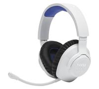 JBL Quantum 360P - Micro-casque - circum-aural - fréquence/Bluetooth radio de 2,4 GHz - sans fil - blanc - Certifié Discord