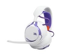 JBL Quantum 650, Casque Gaming sans Fil Bluetooth, Son Spatial JBL Quantum, Micro à réduction de Bruit, câble USB-C, 45 h d’autonomie, pièces remplaçables, compatibilité multiplateforme, Blanc
