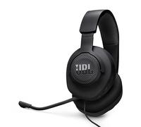 JBL Quantum Casque de Jeu Filaire Supra-auriculaire 100 M2 avec Micro omnidirectionnel Amovible avec Option de sourdine et Coussinets d'oreille en Mousse à mémoire de Forme recouverts de Tissu