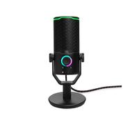 JBL Quantum Stream Studio, Microphone USB haut de gamme équipé de quatre modèles de prise de voix sélectionnables pour le streaming, l’enregistrement et le gaming, compatible avec JBL QuantumENGINE