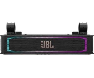 JBL RallyBar Barre de Son Bluetooth Universelle d'extérieur de 21" pour véhicules et Bateaux avec 8 Haut-parleurs étanches, amplificateur 150 W RMS, éclairage LED, Son Professionnel et Support