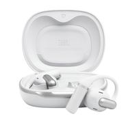 JBL Sense Pro True Wireless écouteurs Ouverts sans Fil, jusqu'à 38 h d'autonomie Totale, résistance à l'eau et à la poussière IP54, Technologie JBL OpenSound, Son Spatial, Blanc