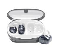 JBL Soundgear Clips True Wireless écouteurs Ouverts sans Fil, SonicArc Design, jusqu'à 32 h d'autonomie Totale, résistance à l'eau et à la poussière IP54, Technologie JBL OpenSound, Ghost White