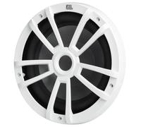 JBL Stage Marine Caisson de Basse étanches 10" (250mm) - 600 Watts Subwoofer Marins pour Bateau - Enciente encastrables d'extérieur résistants aux UV et à l'eau salée - Couleur : Blanc