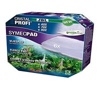 JBL SymecPad II CristalProfi e4/7/901,2, Carrés d'Ouate Filtrante (6x) pour JBL CristalProfi e filtres externes pour filtres très fins