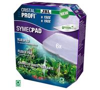 JBL Carrés d'ouate filtrante SymecPad II pour CristalProfi e1501-2/1901-2 (6x)