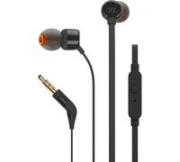 JBL Écouteurs intra-auriculaires T110 filaires avec micro – jack 3,5 mm – noir
