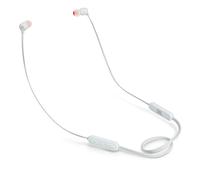 JBL T110BT - Écouteurs intra-auriculaires légers sans fil - Bluetooth - Avec commande pour appels - Autonomie jusqu'à 6 hrs - Blanc