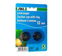 JBL Thermomètre à ventouse élastique, dia 12 mm, 2 pces, Noir, Classique, Analogique, Alimenté par pile, Facilité d'installation et fixation sécurisée pour aquariums terrariums