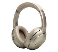 JBL Tour ONE M3 - Écouteurs avec micro - circum-aural - Bluetooth - sans fil, filaire - Suppresseur de bruit actif - jack 3,5mm, USB-C - latte - certifié Zoom