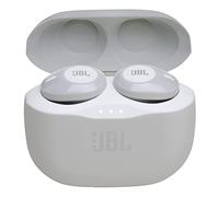 JBL Tune 120TWS - Ecouteurs Pure Bass sans fil - Appels stéréo mains libres grâce au bluetooth - Autonomie pendant 16 hrs avec l'étui de recharge - Blancs