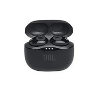 JBL Tune 120TWS - Ecouteurs Pure Bass sans fil - Appels stéréo mains libres grâce au bluetooth - Autonomie pendant 16 hrs avec l'étui de recharge - Noirs
