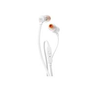 JBL Audio – Écouteurs intra-auriculaires filaires Tune 160 – Son Pure Bass – Blanc