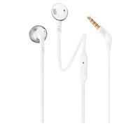 Ecouteurs filaire boutons intra-auriculaires JBL Tune 205 Chrome