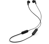 JBL Audio Écouteurs intra‑auriculaires Tune 235BT – Bluetooth, micro 3 boutons, câble plat – Noir