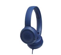 JBL Audio Écouteurs sur-oreille TUNE 500 - filaire avec micro - jack 3,5 mm - bleu