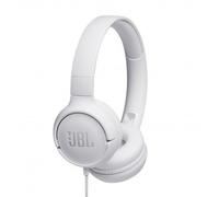 JBL TUNE 500 - Écouteurs avec micro - sur-oreille - filaire - jack 3,5mm - blanc