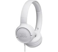 JBL TUNE 500 - Écouteurs avec micro - sur-oreille - filaire - jack 3,5mm - blanc