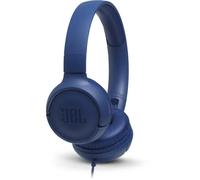 JBL TUNE 500 - Écouteurs avec micro - sur-oreille - filaire - jack 3,5mm - bleu