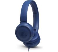 JBL Tune 500 T500 Casque supra-auriculaire filaire bleu pour la musique et les appels en stéréo