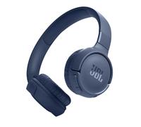 JBL Tune 520BT Casque Bluetooth 5.3 Arceau Supra-aural Bleu - HP 20-20000Hz, Impédance 30 Ohm, Batterie 450mAh, USB Type-C, 178g