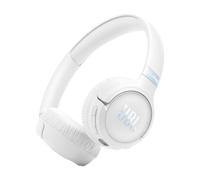 JBL Tune 680 NC Casque Supra-auriculaire sans Fil, autonomie jusqu'à 76 h, Réduction de Bruit Adaptative, Smart Ambient, Google Fast Pair, Microsoft Swift Pair, Blanc