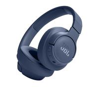 JBL Tune 720BT, casque audio sans fil, léger et confortable, Bluetooth 5.3, autonomie jusqu'à 76 h, charge rapide, son JBL Pure Bass, bleu