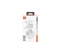 Ecouteurs sans fil Bluetooth JBL Tune Beam 2 avec réduction de bruit blanc Blanc A